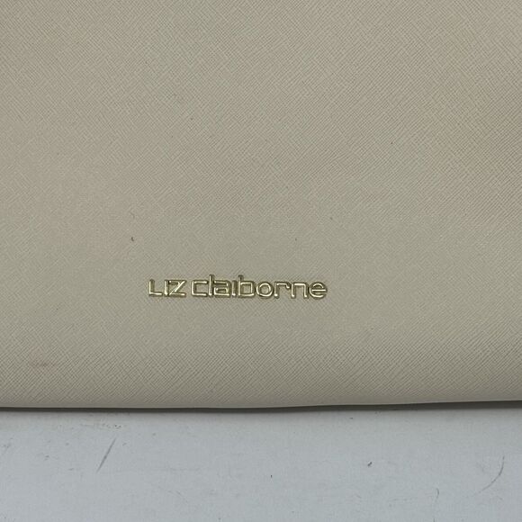 Liz Claiborne Colorblock Satchel Handbag Purse With Shoulder Strap EUC - Picture 3 of 12